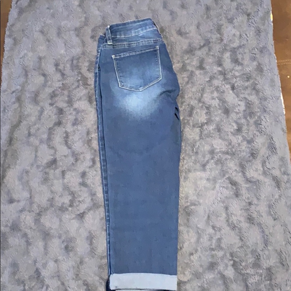 Denim capris